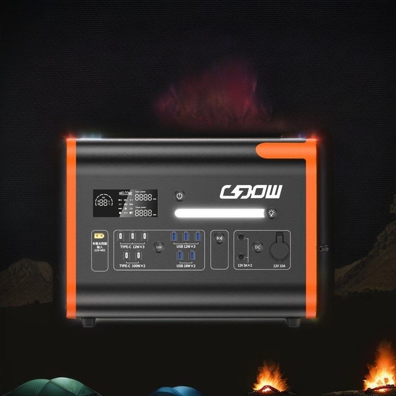 AT22 لوح توليد الطاقة الشمسية المحمولة 2200W الطاقة المعدل للخروج للسيارات التخييم