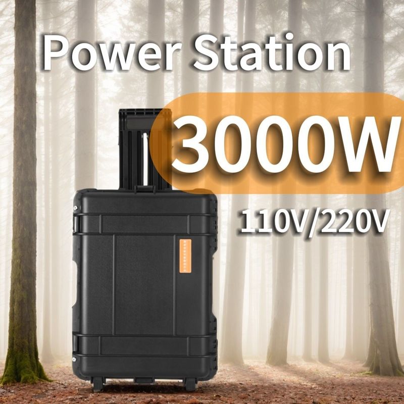 3kw بنك الطاقة شاحن محطة توليد الطاقة الصافية النقية للمطالبة المخصصة