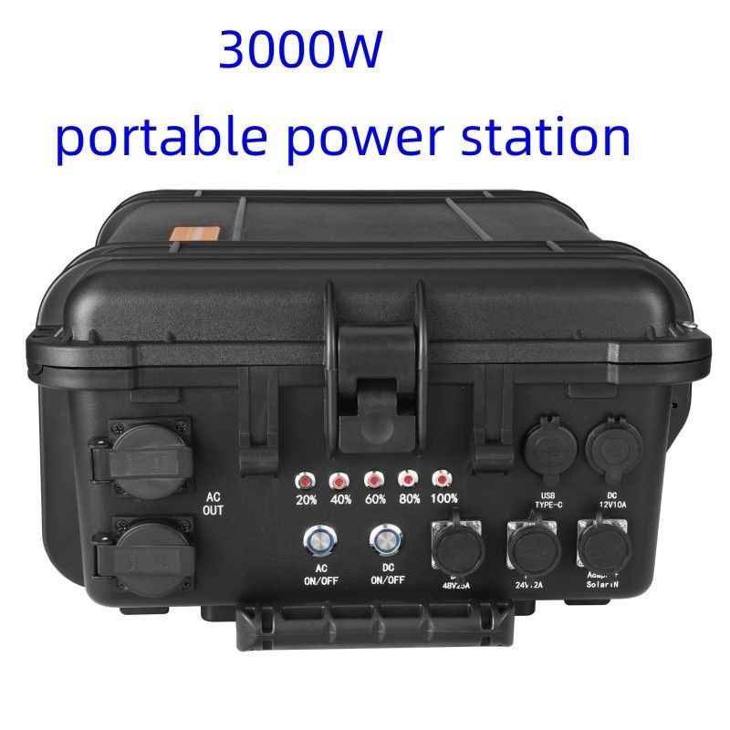 خيار تخصيص محطة الطاقة الشمسية المحمولة 3000W لتخزين الطاقة في الهواء الطلق