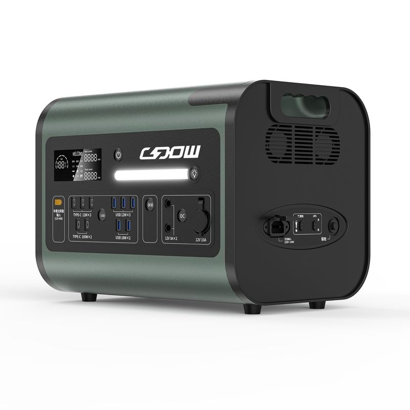 محطة كهرباء محمولة LiFePO4 2000W تخزين الطاقة إمدادات الطاقة AT22 للمنازل