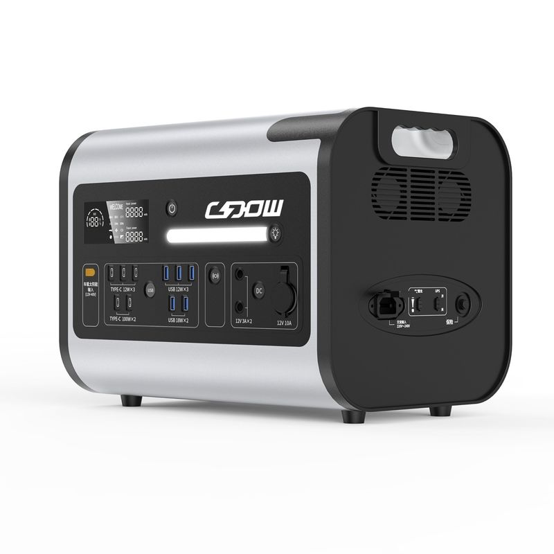 عاكس موجات الصين النقي 220V/2200W نظام الطاقة الشمسية محطة الطاقة للتخييم في الهواء الطلق