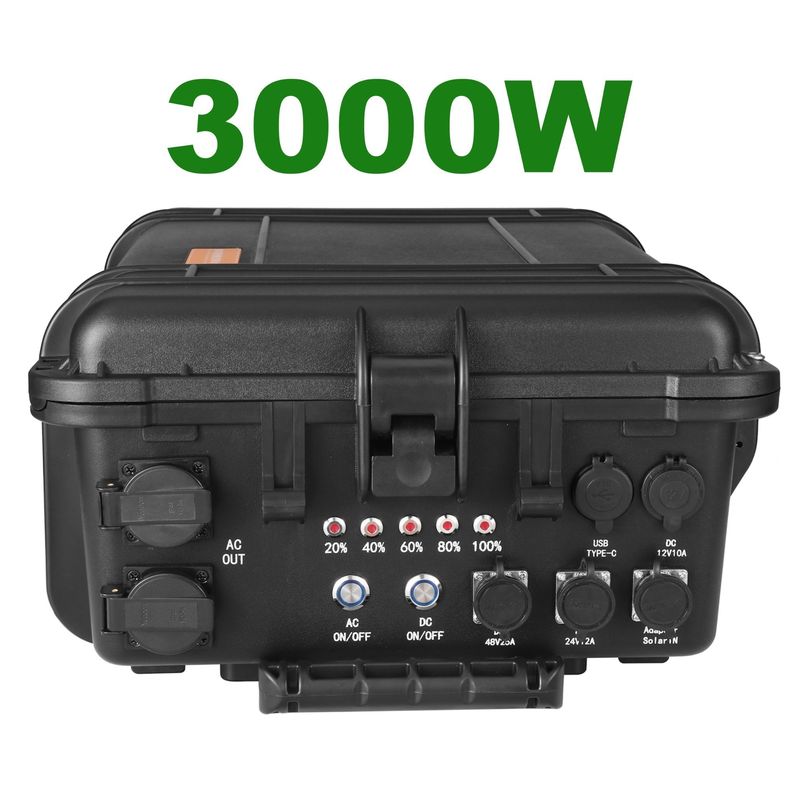 إمدادات الطاقة الشمسية المحمولة LT-30 3000wh لمولدات الاحتياطي الطارئة في الهواء الطلق