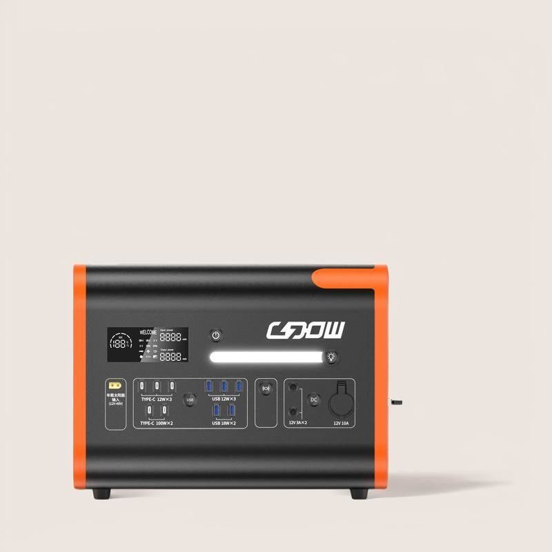 مولد الطاقة الشمسية المحمول بطارية LiFePO4 مع نوع C 3 * 18W / 2 * 100W الخروج واللوحة