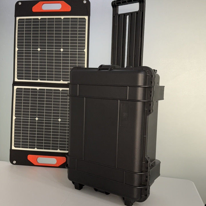إمدادات الطاقة المحمولة المحمولة للخارج مولد الطاقة الشمسية 3000 واط مع إخراج AC 110V / 220V