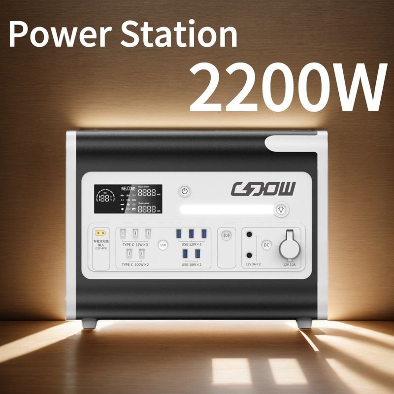 2000W 2200W نوع سوداء صامتة مولد البنزين محطة توليد الكهرباء بنك الطاقة للتخييم