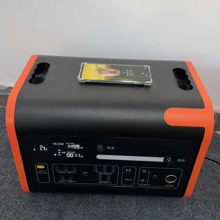 محطة توليد الطاقة المحمولة 600W 2000W مولد الطاقة الشمسية الطوارئ انقطاع الطاقة التخييم 2048wh إمدادات الطاقة في الهواء الطلق
