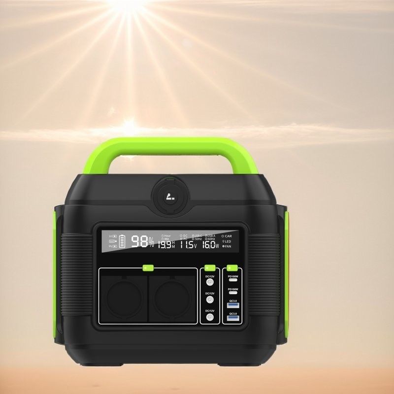 محطة الطاقة المحمولة 600W/160000mAh للشحن السريع 110V AC/DC/USB/Type-C مصرف الطاقة الخارجي