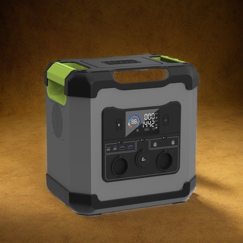 محطة توليد الكهرباء عالية الطاقة المحمولة فائقة السرعة 2000W محطة تخزين الطاقة USB2 الخروج 5V / 4.5A