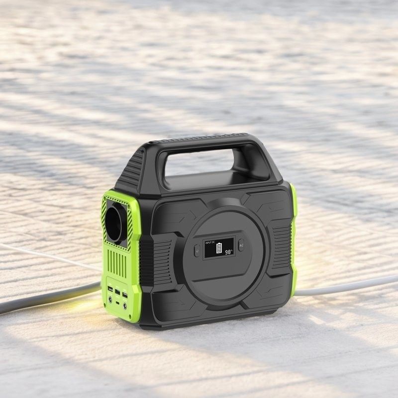 مصدر الاتحاد الأوروبي للتيار المتردد 300W 500W مصدر طاقة الطوارئ خفيف الوزن مصدر الطاقة الشمسية للسيارات ذات الطائرات بدون طيار