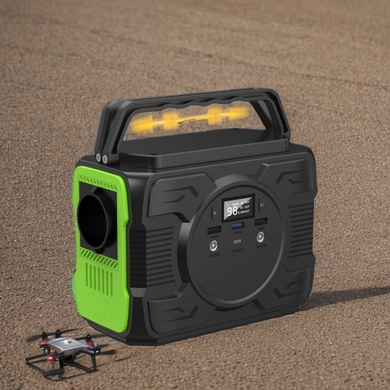 DC1 2 الخروج 12V-16.8V/6A مولد الطوارئ للطاقة الشمسية المحمولة للأنشطة في الهواء الطلق