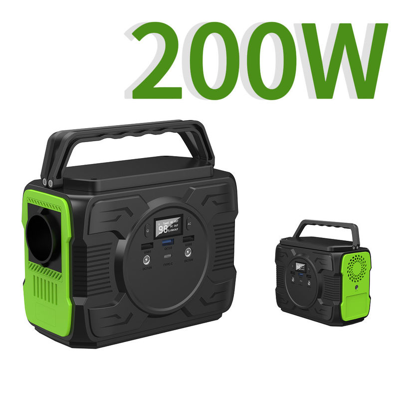 مولد الطاقة المحمول 200W مع QC3.0 الخروج 9V / 2A والقدرة الاسمية 173wh