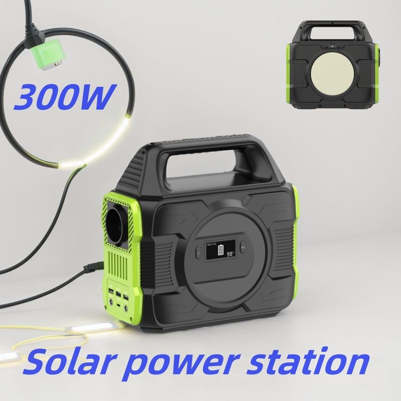 في الهواء الطلق مع S3 متوافق 300W 500W محطة توليد الطاقة الشمسية المحمولة المحمولة
