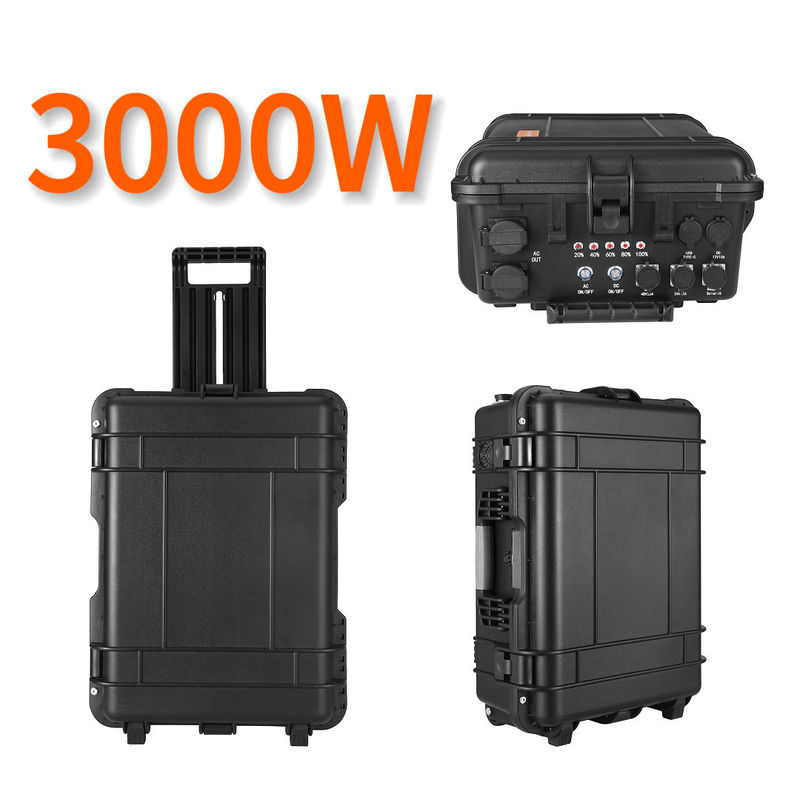 محطة الطاقة المحمولة 3000W نظام الطاقة الشمسية 1500W 2400W 5000W مولد LiFePO4