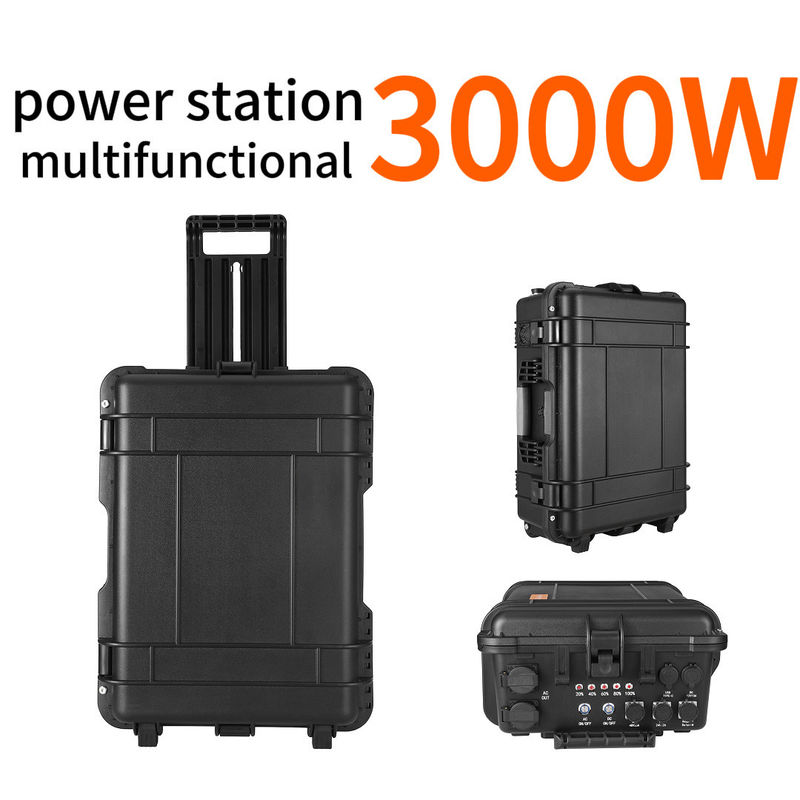 محطة توليد الطاقة الشمسية 3000 واط مع لوحة الطاقة الشمسية USB/Type-C 18W Max Nominal Capacity 3000wh