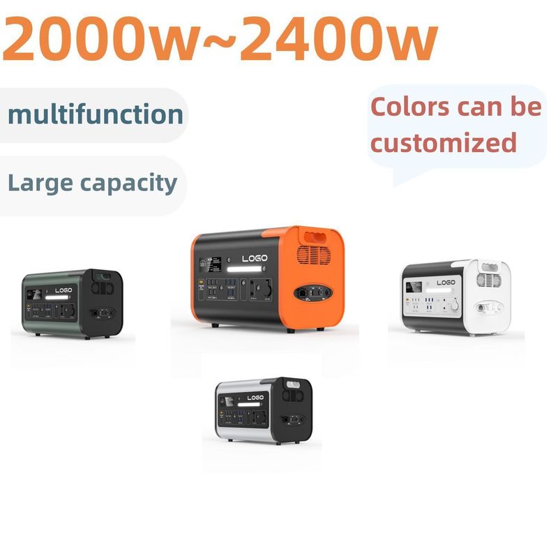 مولدات شمسية محمولة بطاقة 25 كجم للخارج 2000W/2200W/2400W تردد الخروج 50/60Hz