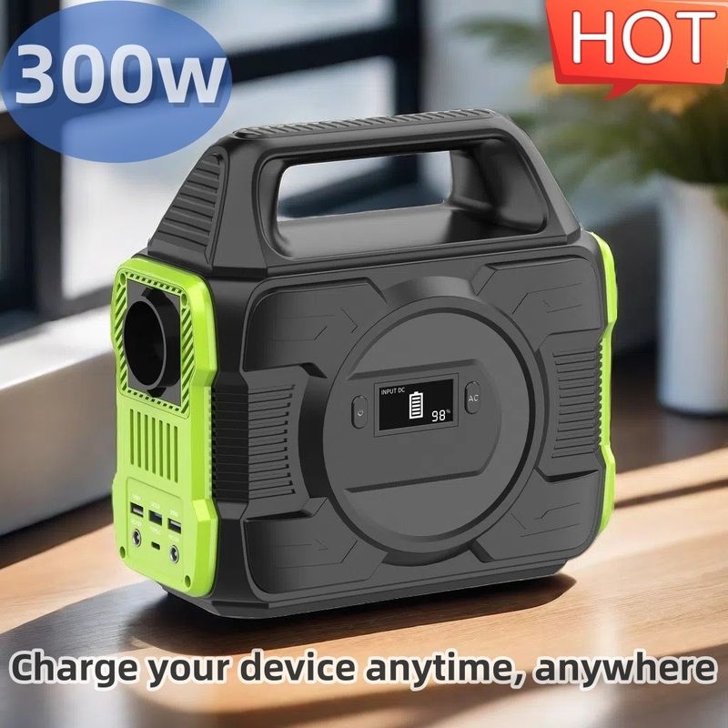 بطارية قابلة للإزالة ربما لا 300W محطة طاقة محمولة للطائرات بدون طيار الكمبيوتر المحمول الهاتف المحمول