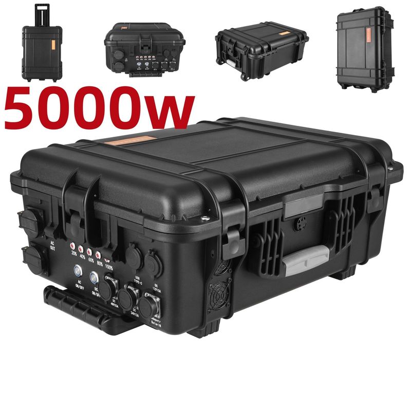 التيار المتحول الخارجي 15A Max 5000W شاحن شمسي لمحطة الطاقة المتنقلة الطارئة