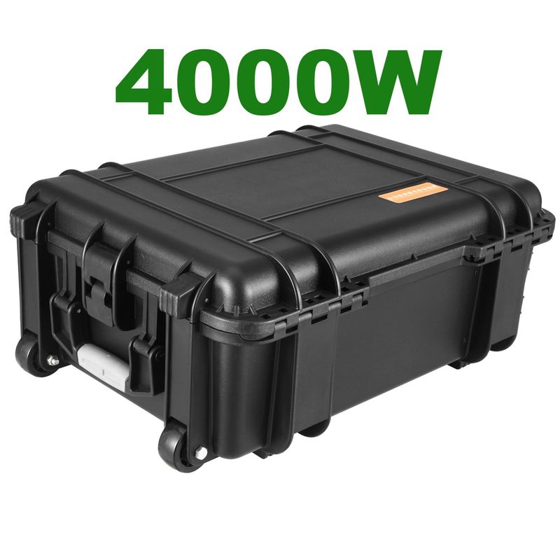 بنك الطاقة الشمسية الخارجي 500W 4000W 2000W 3000W مع شاحن بطارية الليثيوم 110V/220V
