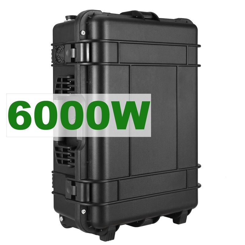 بنك الطاقة الخارجي المحمول 6000W ST-60 محطة توليد الطاقة الشمسية للخارج