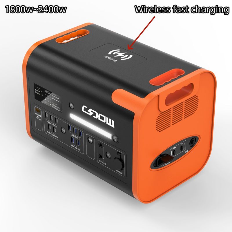 LiFePO4 220V 2048wh محطة الطاقة المتنقلة المحمولة للنزهة في الهواء الطلق
