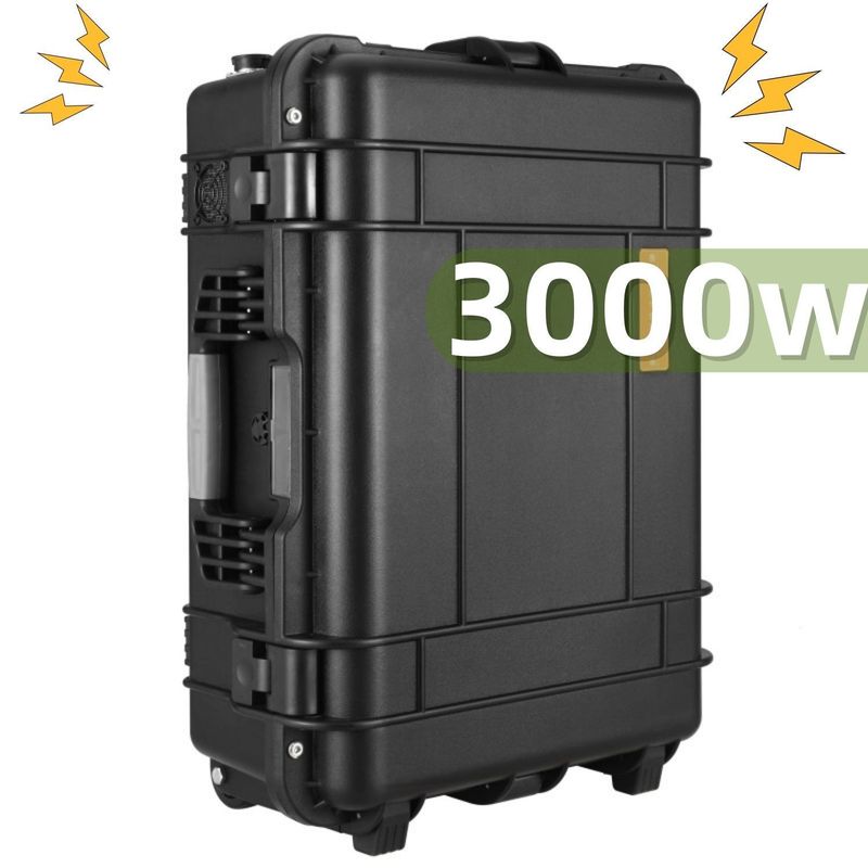 محطة الطاقة المحمولة بطارية LiFePO4 مع طاقة الذروة 6000W