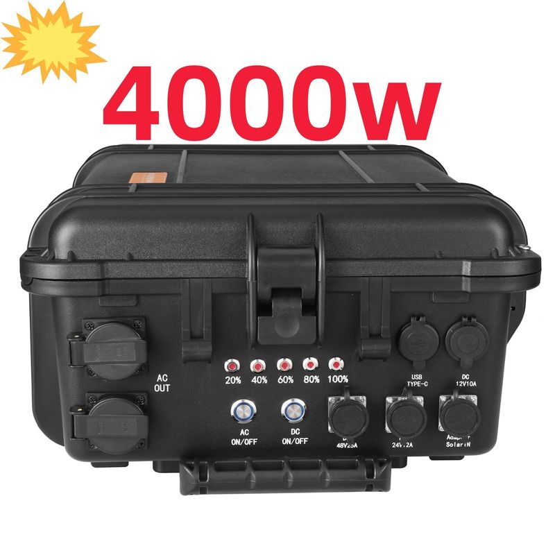 مربع شريط للخروج للتخييم المنزل وقت الشحن الطارئ 6-7h USB / Type-C 18W Max