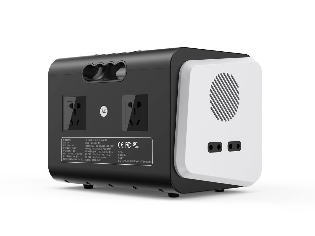 محطة توليد الطاقة الشمسية بطارية الليثيوم 600W 700W 230V مع HT60 والألواح الشمسية
