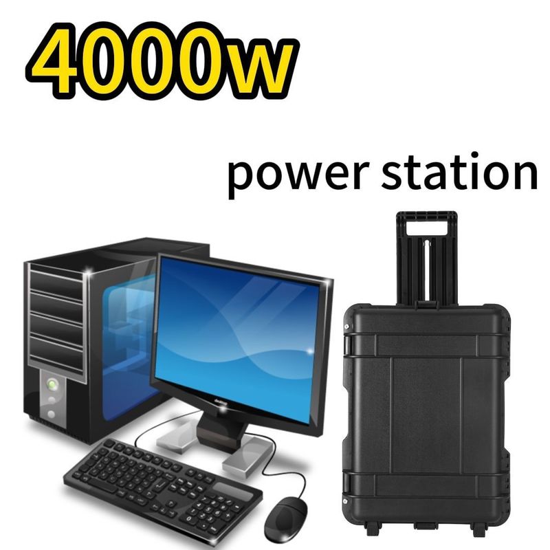 3840wh بنك شحن متنقل LT-40 لـ 4kw LiFePO4 بطارية محطة الطاقة المحمولة للسيارات
