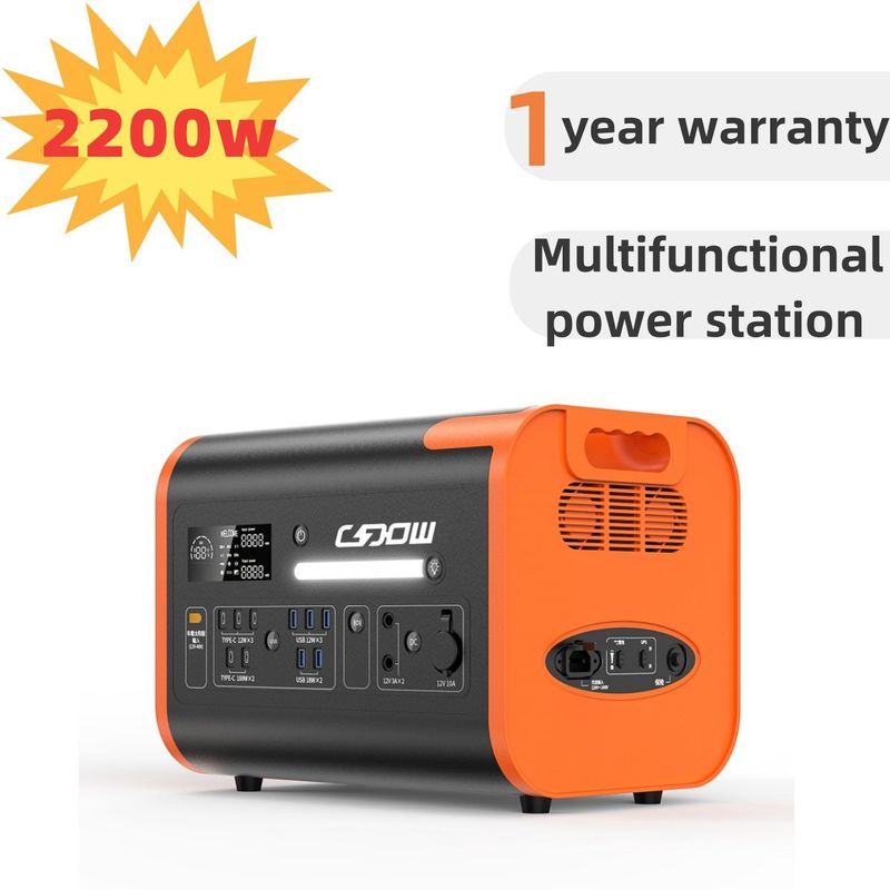 ODM OEM AC Voltage الخروج 100V-120V/220V-240V مولد شمسي منزلي خارجي للتخييم