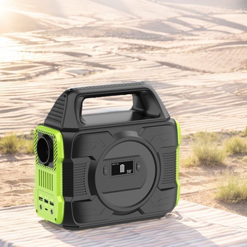 MPPT 300W محطة طاقة بطارية الليثيوم الصغيرة المحمولة لنظام احتياطي الطاقة المنزلي