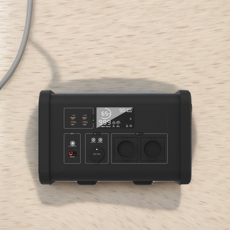 LiFePO4 700W شاحن الطاقة الشمسية المنزلية محطة توليد طاقة محمولة لتخزين الطاقة في حالات الطوارئ