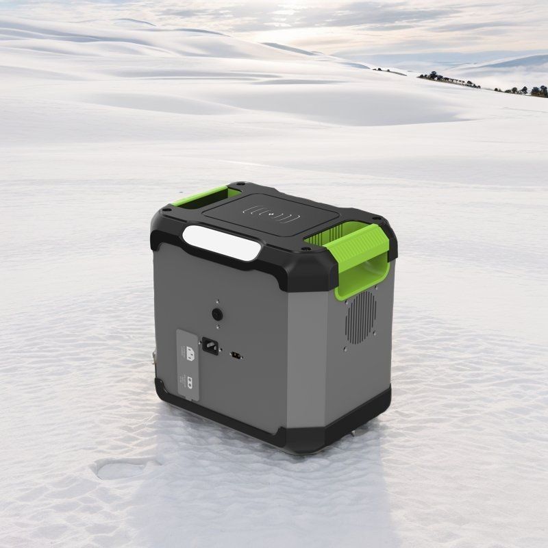 محطة طاقة الطوارئ الشمسية المحمولة 1500W مع التيار التيار المتردد 110/230V-50Hz/60Hz