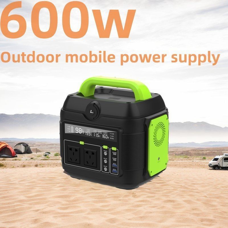 600W/160000mAh AC110V 220V مولد محطة توليد الطاقة الشمسية لتخزين الطاقة في المخيمات الخارجية