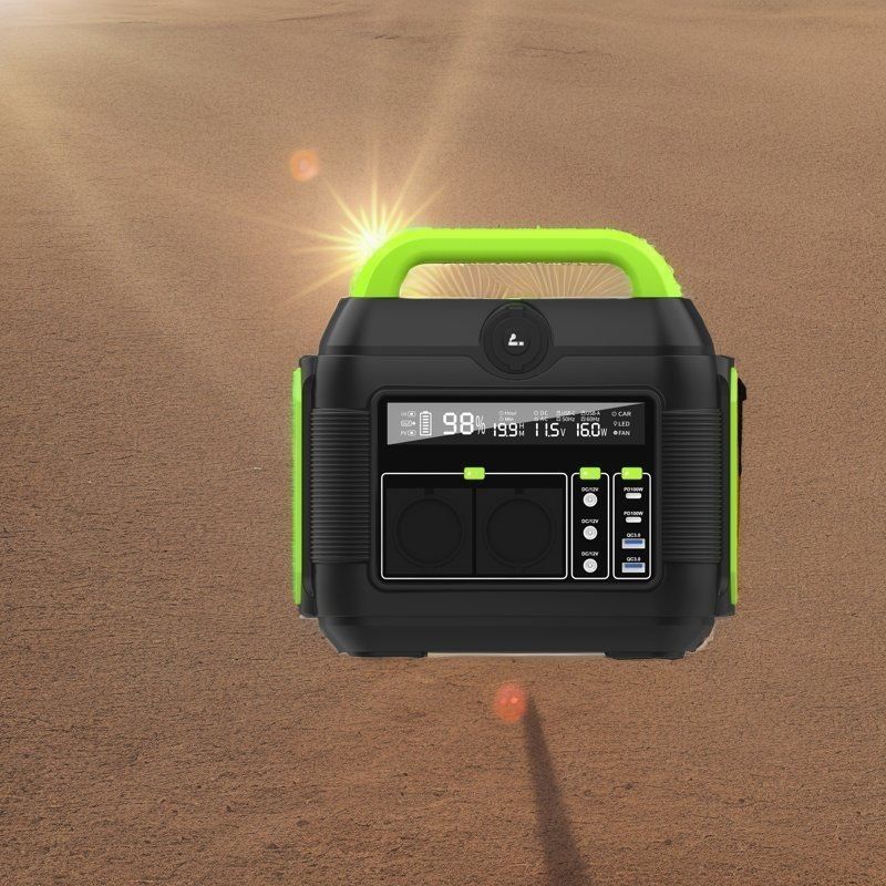 بطارية الليثيوم الثلاثية 576wh محطة الطاقة الشمسية المحمولة المحمولة 600W للتخييم والطوارئ