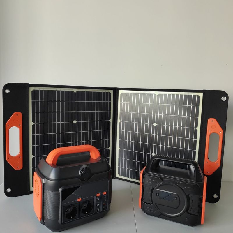 مولد تخزين الطاقة الخارجي للخييم 220V 600W المحمول لجميع العلامات التجارية المتوافقة
