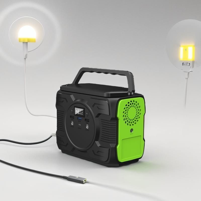 48000mAh بطارية سعة الطاقة بنك الطاقة المحمول للمنزل والتخييم 200W 173Wh