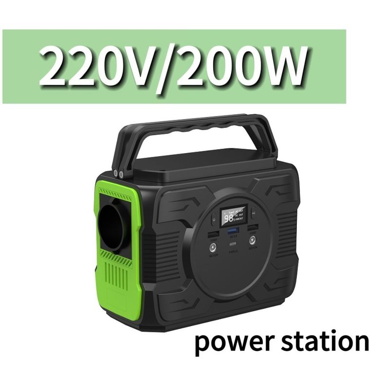 48000mAh 200W مصنع طاقة محمول صغير مع 12V / 200-300A Ec5