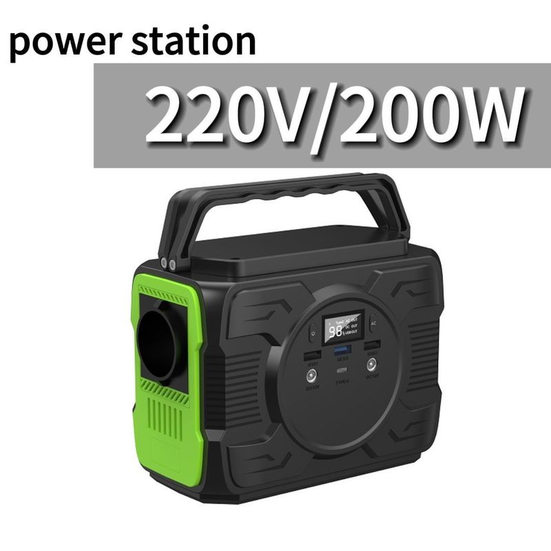 200W بطارية LiFePO4 باك الطاقة الخارجي للتخييم لـ CPAP / الثلاجة / الصيد / الكمبيوتر المحمول
