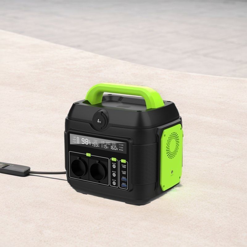 مولد محمول ميني 600W UPS قابل للتخصيص 220V EU AC Socket مصدر الطاقة الطارئ