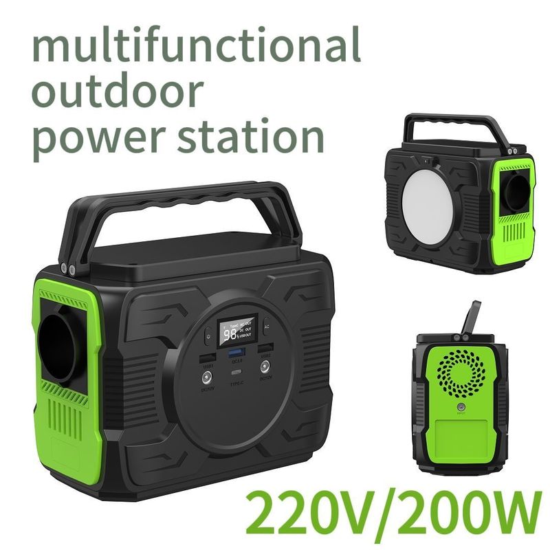48000mAh بطارية سعة 200W نوع تخزين الطاقة مصدر الطاقة للطاقة المتنقلة 220V