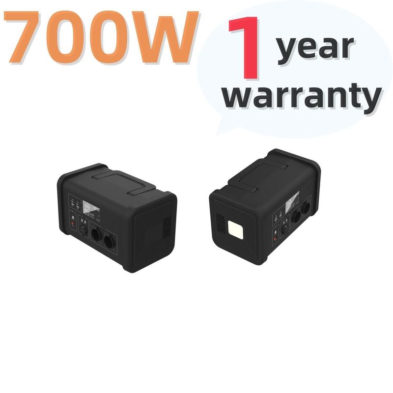 LiFePO4 لوحة شمسية محمولة 700W مولد شمسي 537.6wh C- 40 ordm محطة توليد الطاقة
