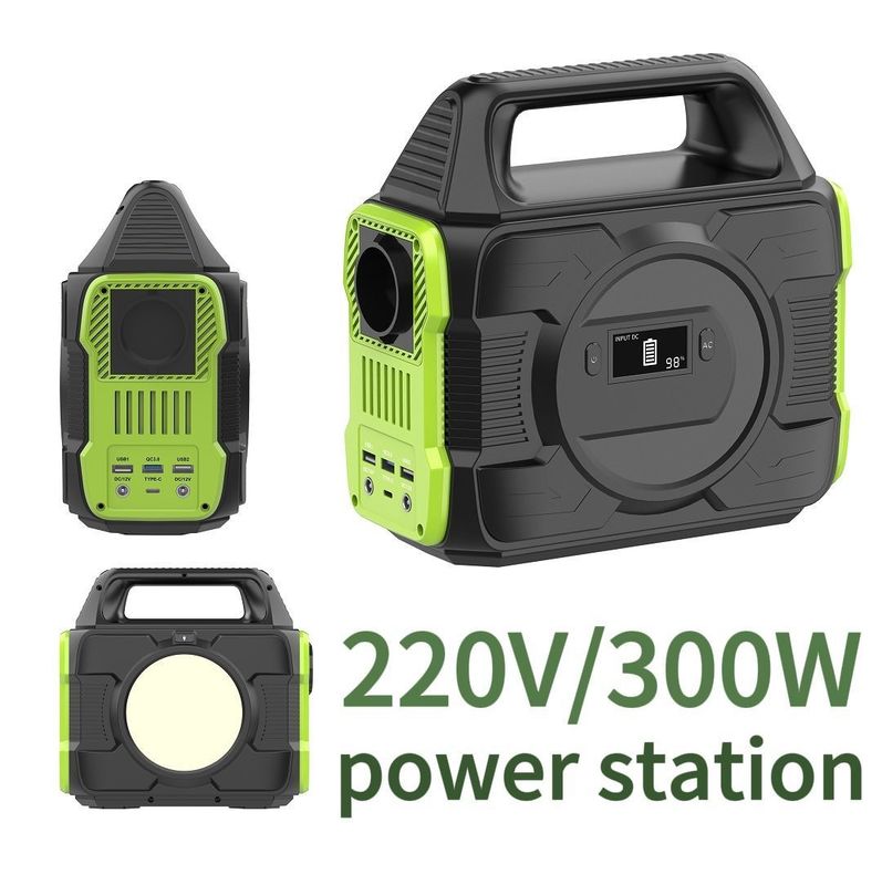 مولد 300W 200W 500W 600W محطة طاقة محمولة للخيمج في الهواء الطلق رحلات RV