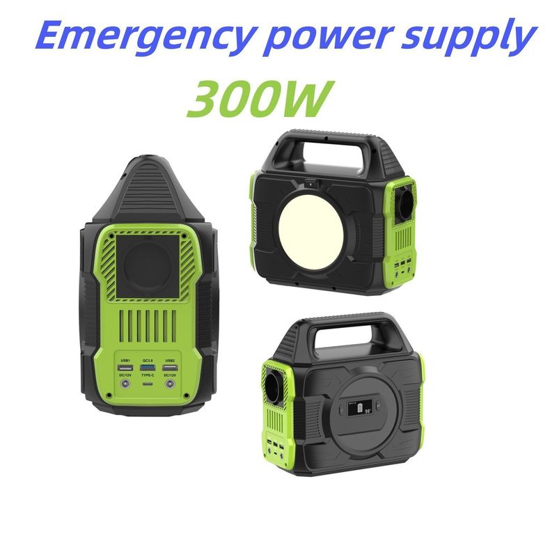 288wh تخزين الطاقة 300W محطة الطاقة الطارئة المحمولة للتخييم في الهواء الطلق و RV