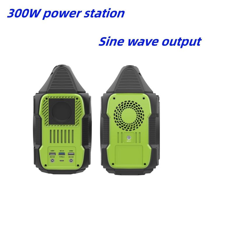 محطة الطاقة الشمسية للطائرات بدون طيار محمولة 220V 300W شاحن طوارئ مريح للتخييم