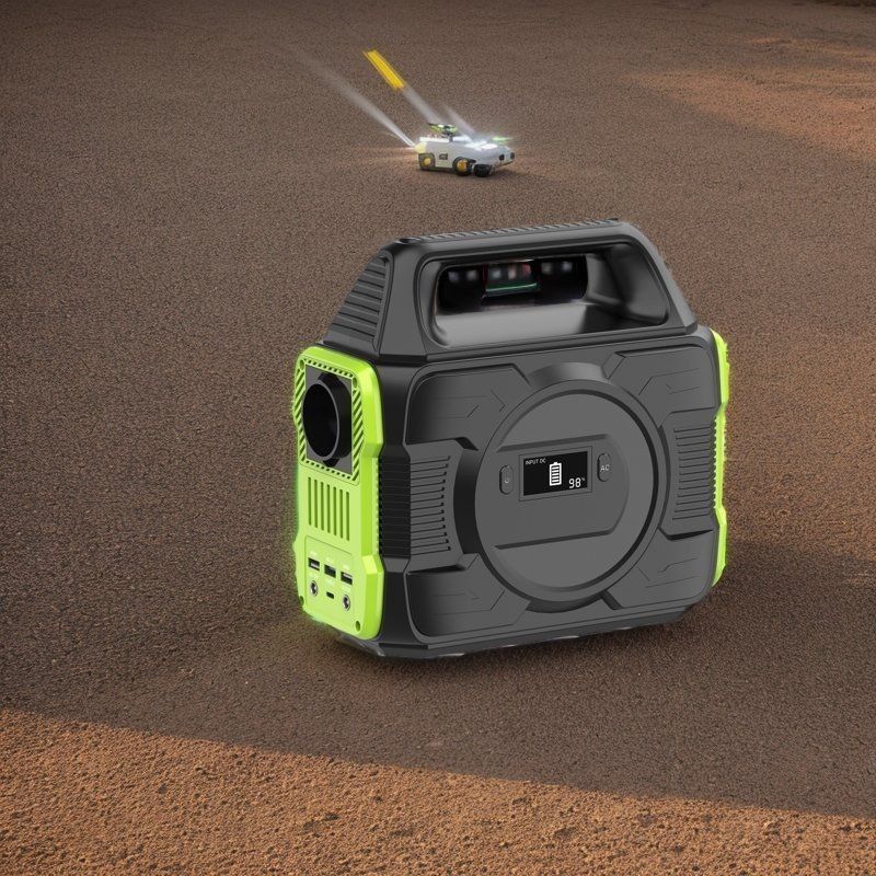 محطة كهرباء محمولة للطاقة المنزلية الطارئة RV 600W مع بطارية الليثيوم القابلة لإعادة التدوير