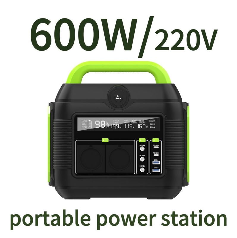 300W/500W/600W/1500W إمدادات الطاقة الشمسية المحمولة للتخييم في الهواء الطلق