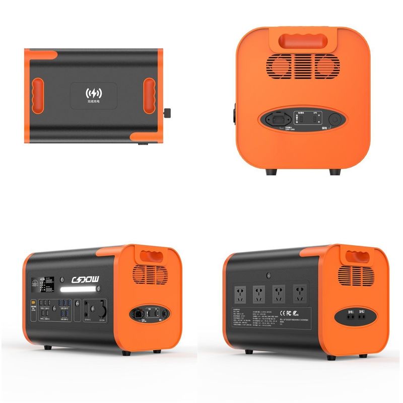 الاتحاد الأوروبي AC Socket 2000W 2048wh محطة الطاقة المحمولة UPS شحن سريع ثنائي الاتجاه
