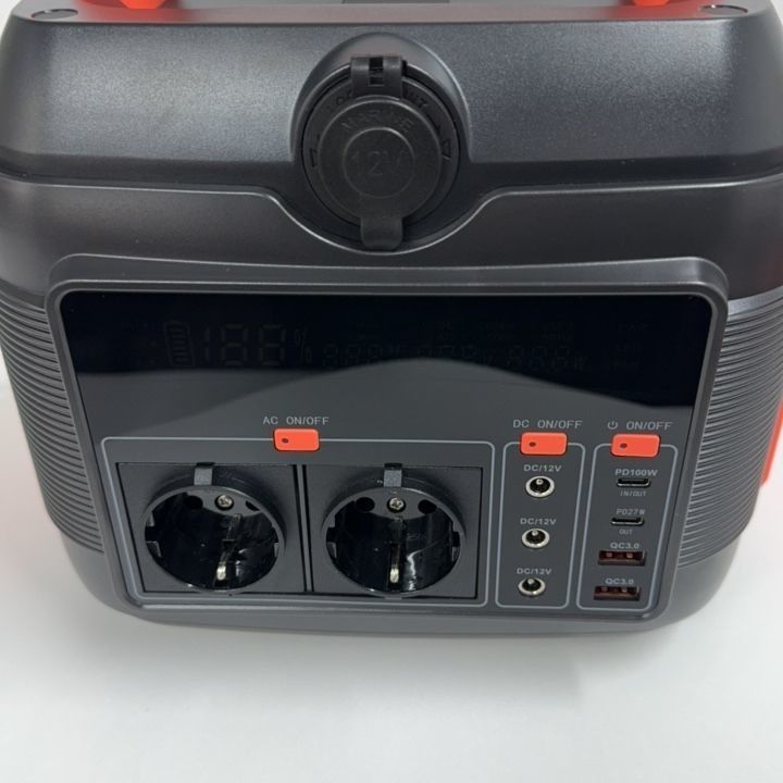 مولد الطاقة الشمسية المحمول 600W/576wh متعددة الاستخدامات وسهلة للطاقة الطارئة في الخارج