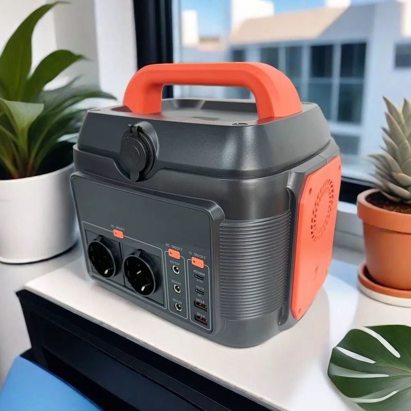 محطة توليد الطاقة المحمولة 600 واط محطة توليد الطاقة المحمولة 576wh/14.4V/40ah بطارية سعة مولد شمسي