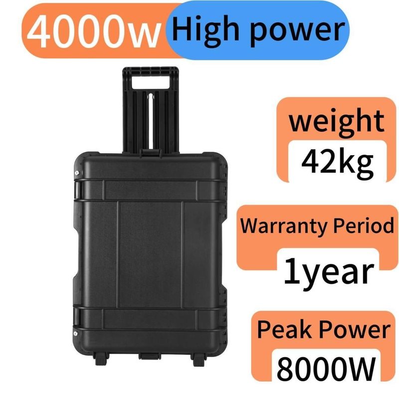 LT-40 4000W / 3840wh مولد الطاقة الشمسية AC الخروج 110V / 220V للطاقة الخارجية المستدامة